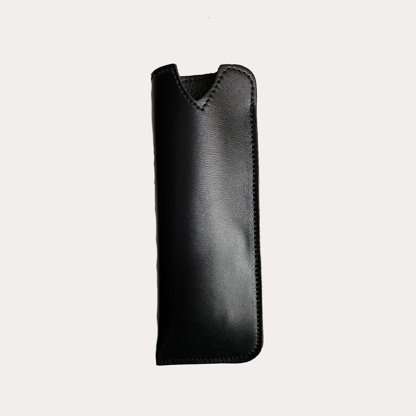 Black Leather Glasses Case
