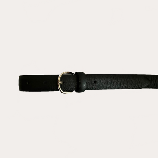 Ladies Black Leather Belt