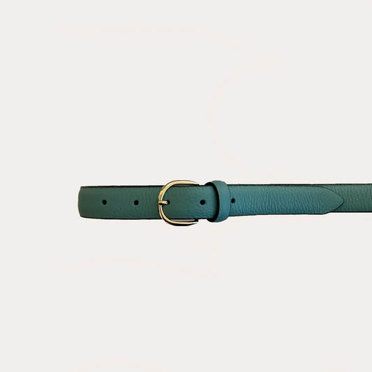 Ladies Turquoise Leather Belt
