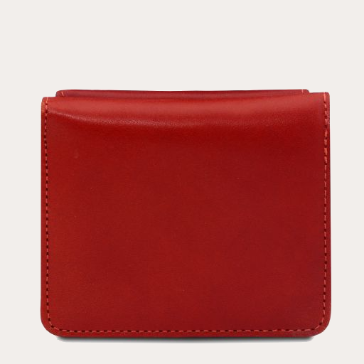 Tuscany Leather Red Leather Purse with Coin Pocket