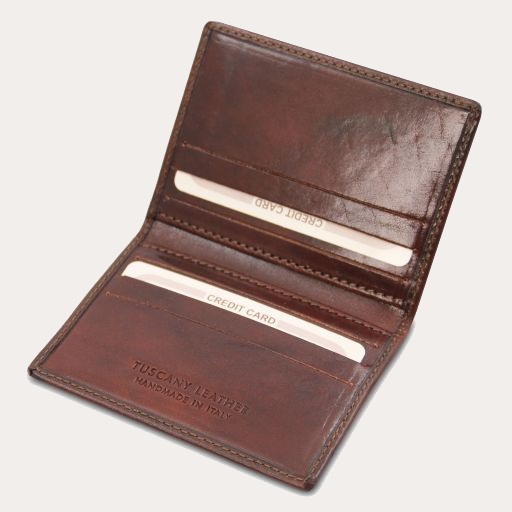 Tuscany Leather Brown Leather Card Holder