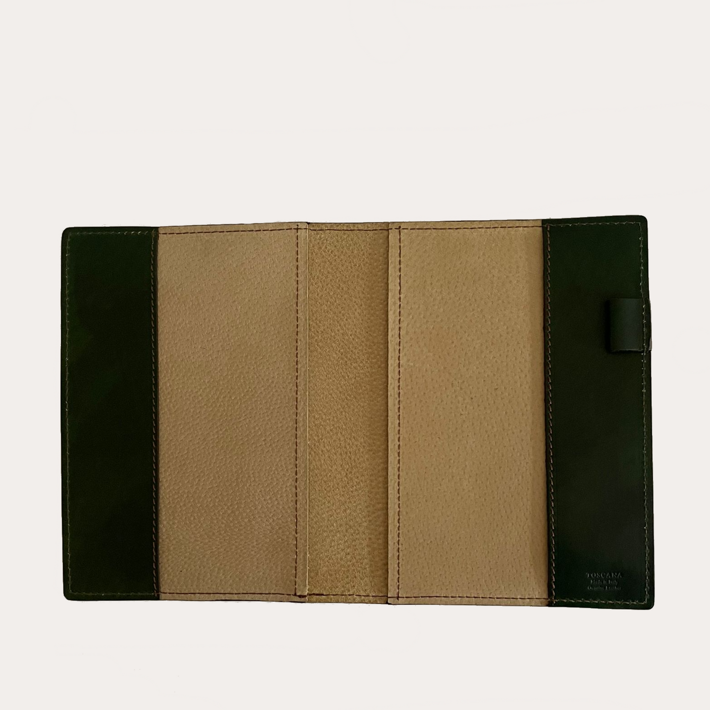 Green Leather A5 Notebook/Diary Cover