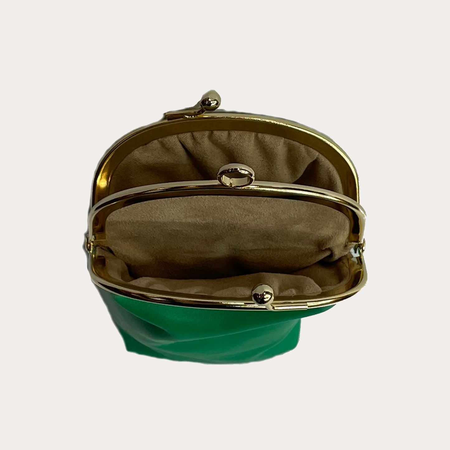 Green Leather Glasses Case