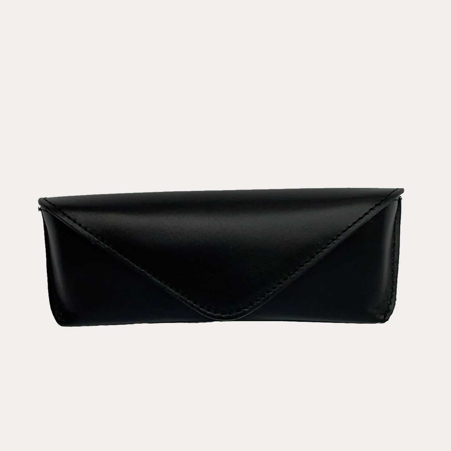 Black Leather Glasses Case