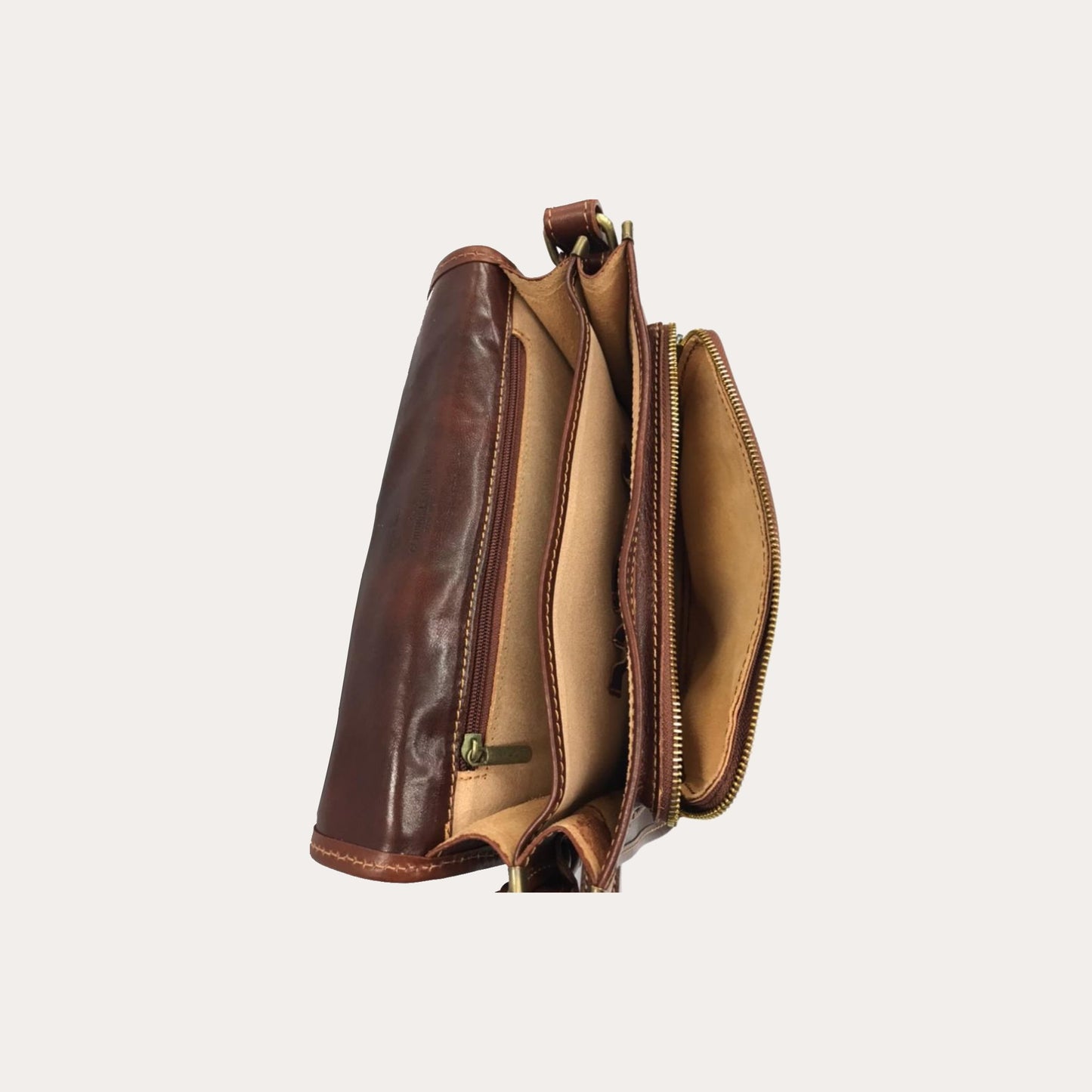 Brown Leather Satchel
