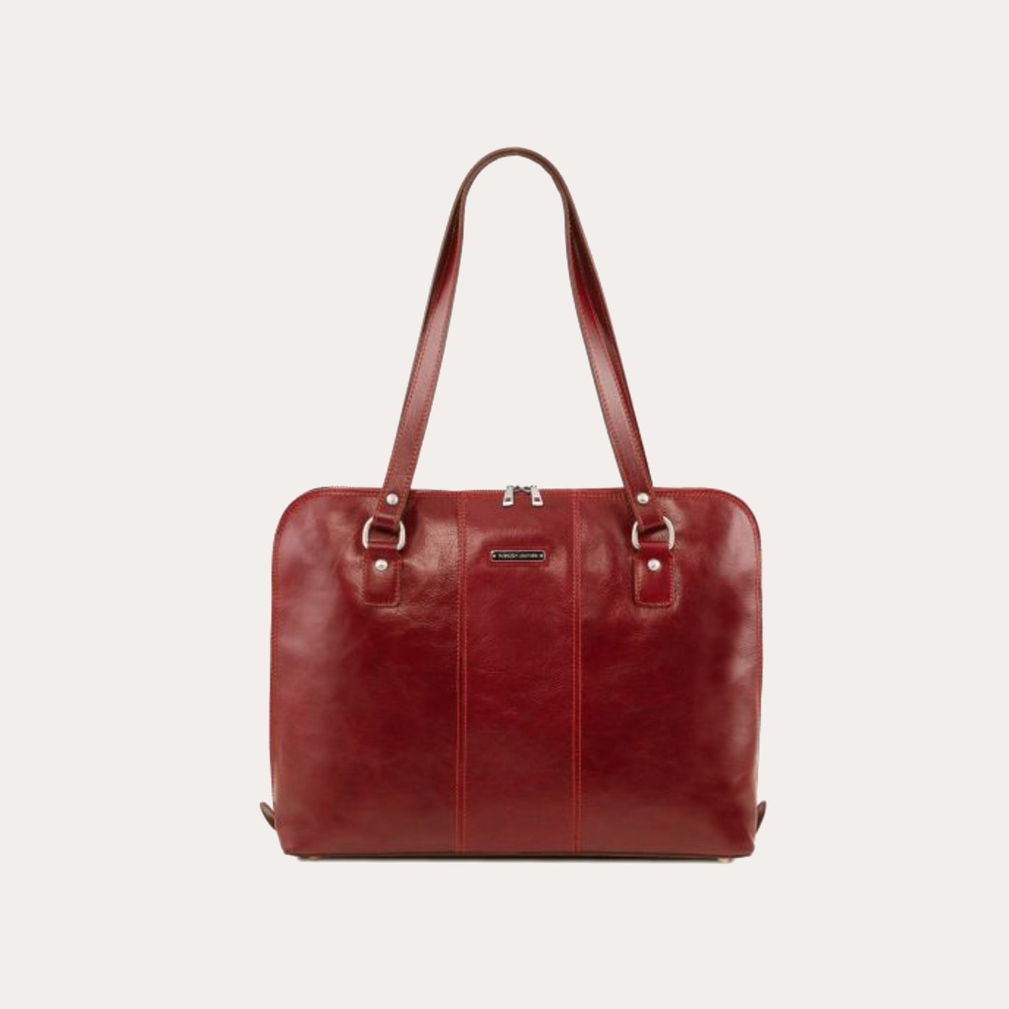 Tuscany Leather Red Leather Shoulder Bag