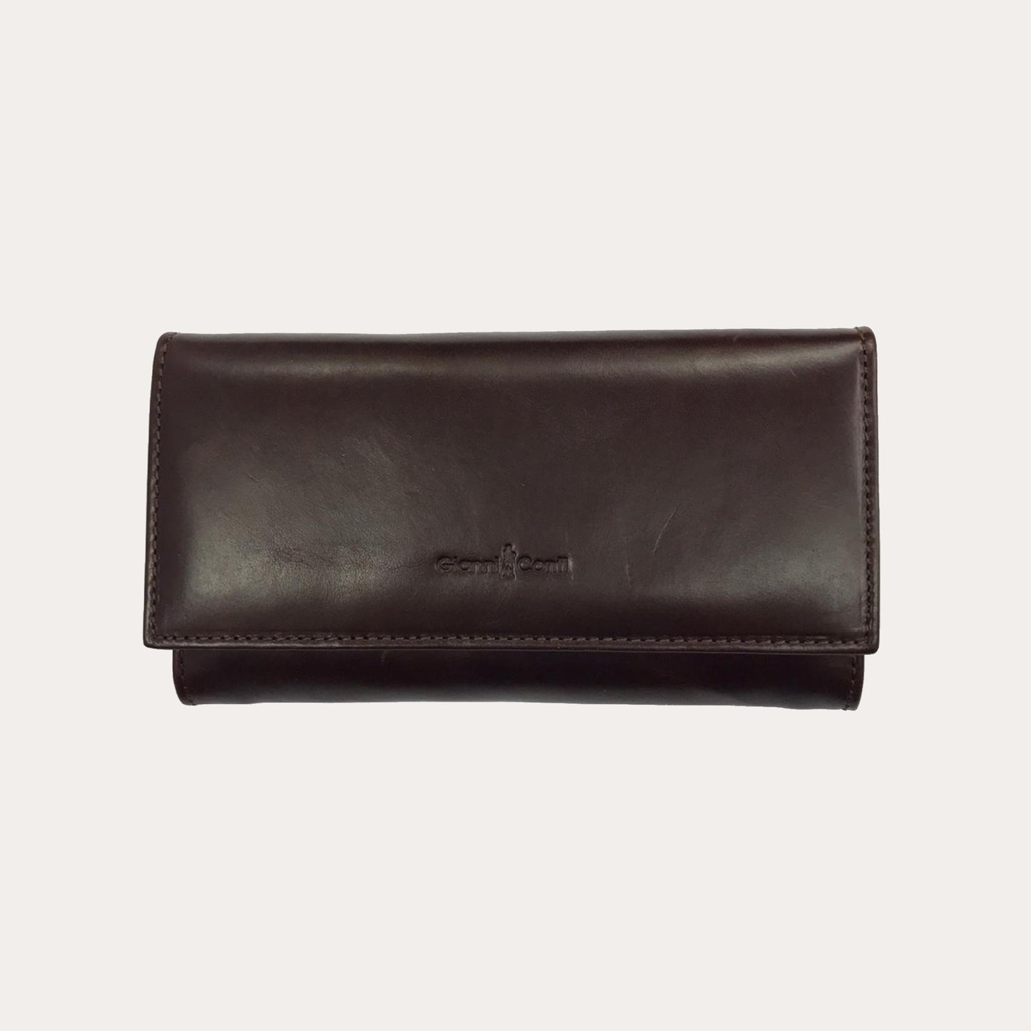 Gianni Conti Brown Leather Purse