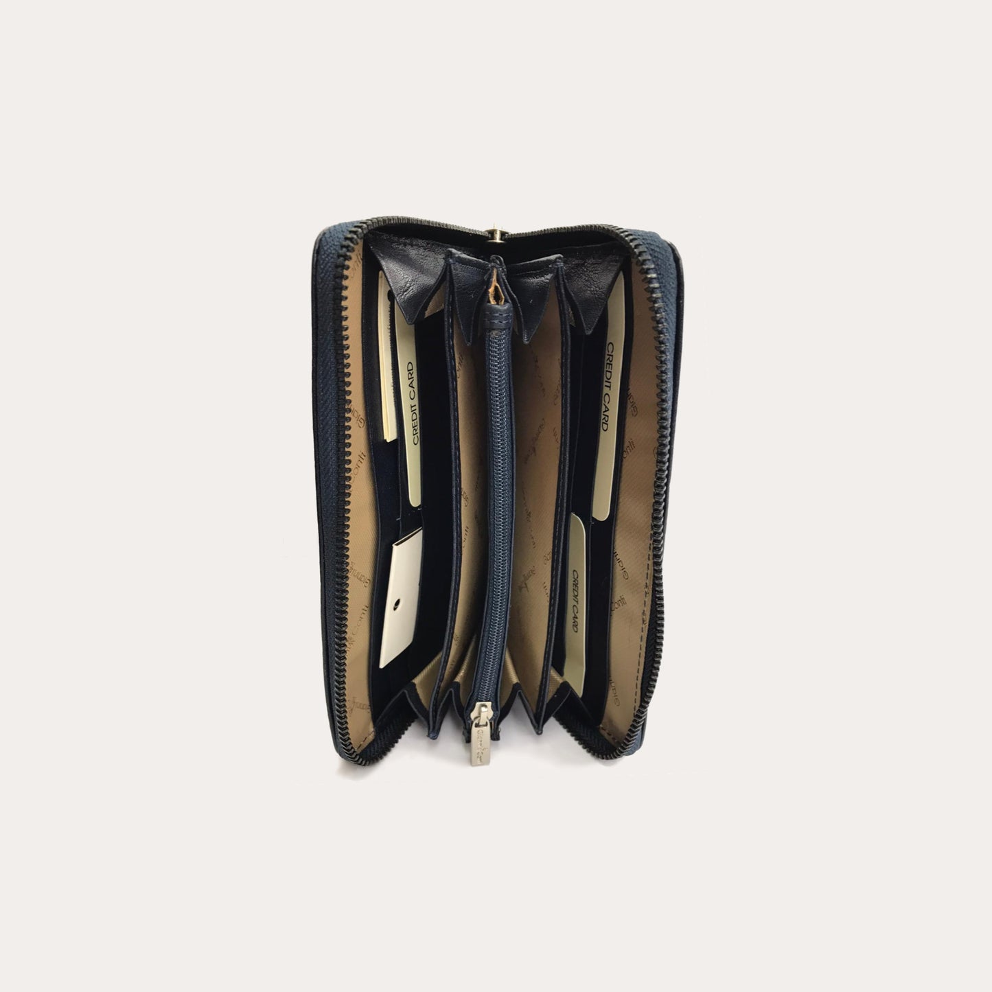 Gianni Conti Jeans Leather Zip Around Purse