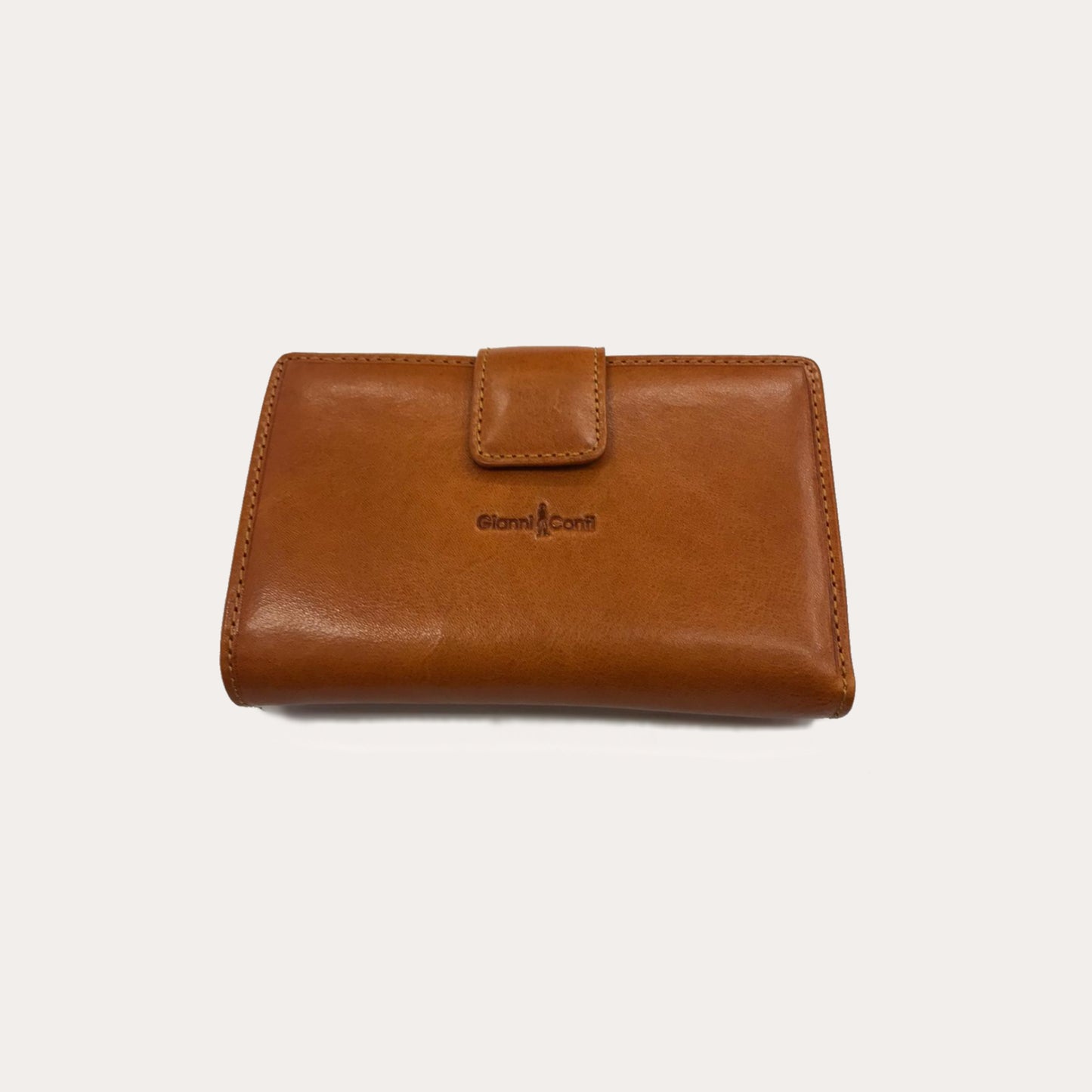 Gianni Conti Yellow Leather Purse