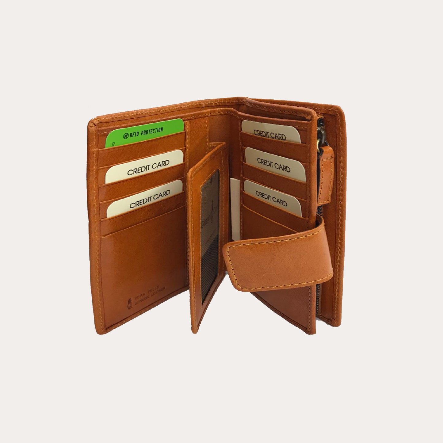 Gianni Conti Yellow Leather Purse