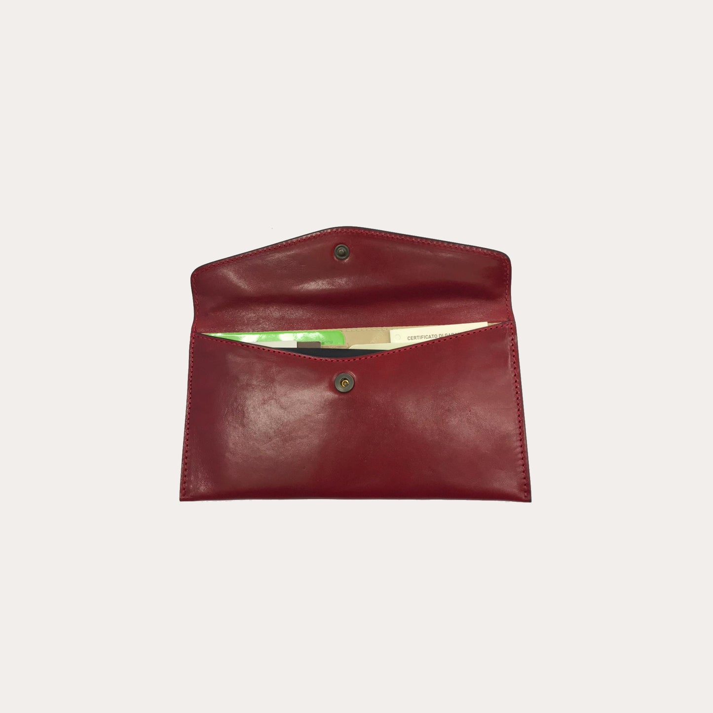 Gianni Conti Red Leather Purse