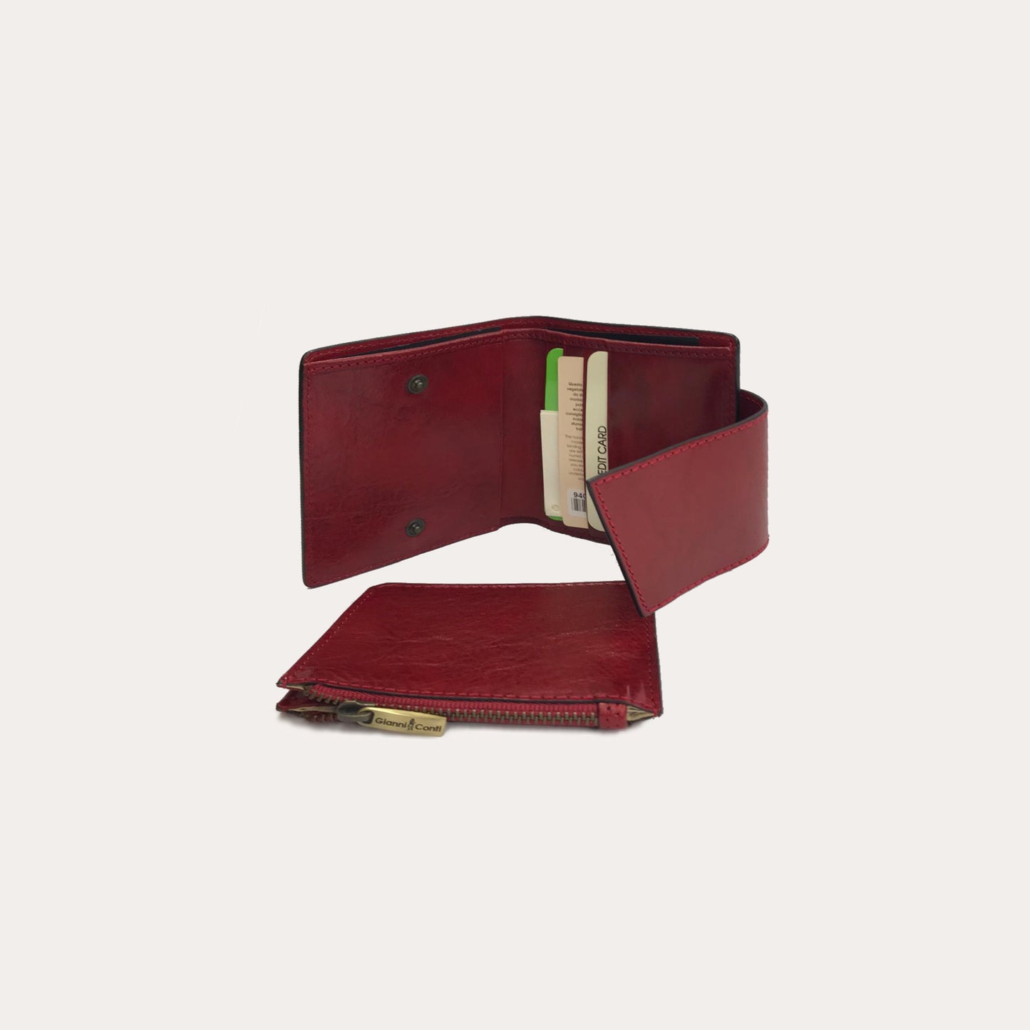 Gianni Conti Red Leather Purse