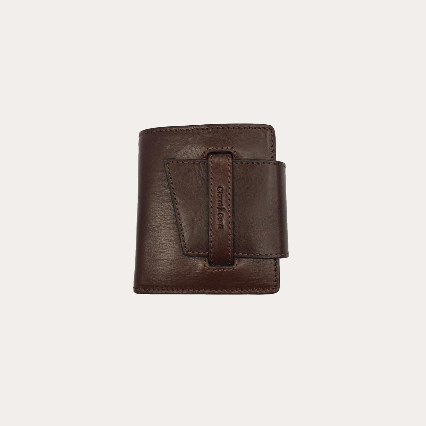 Gianni Conti Brown Leather Purse