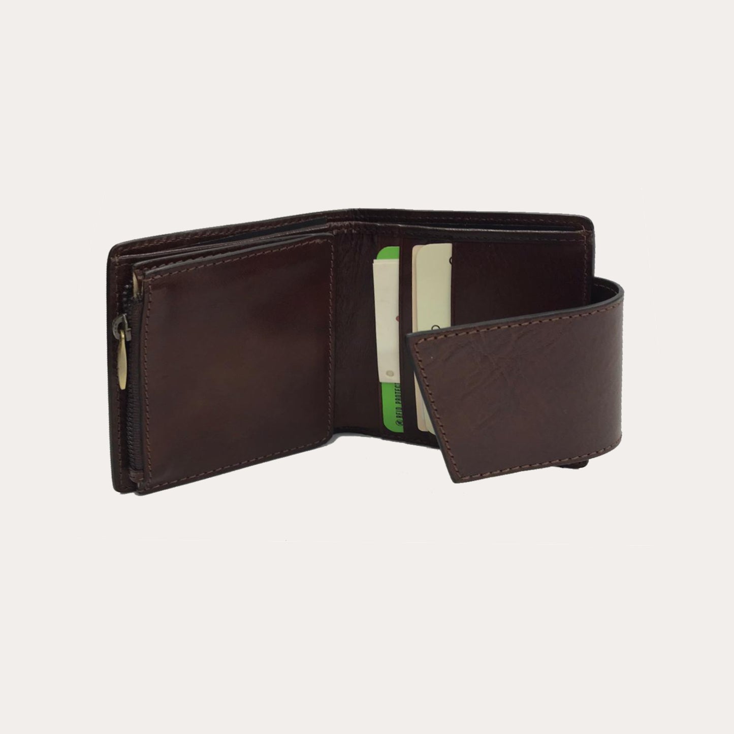 Gianni Conti Brown Leather Purse