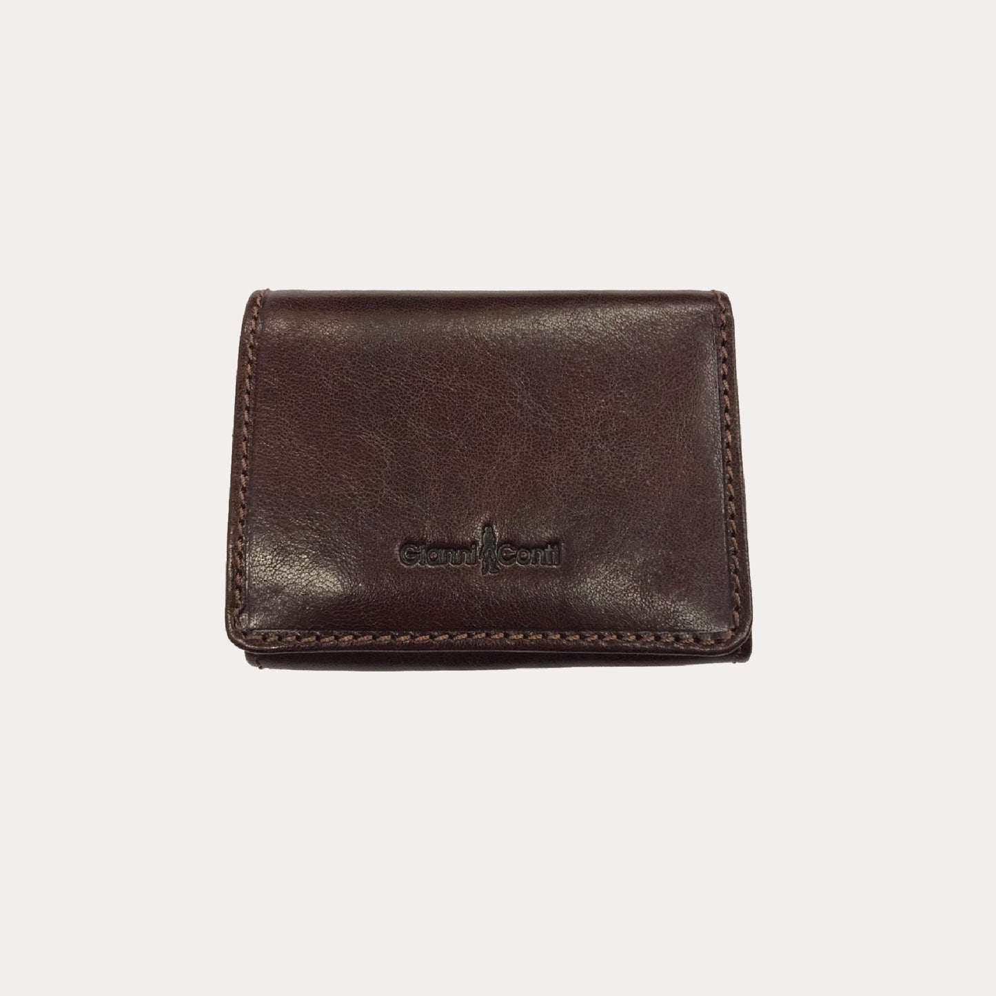 Gianni Conti Brown Leather Purse