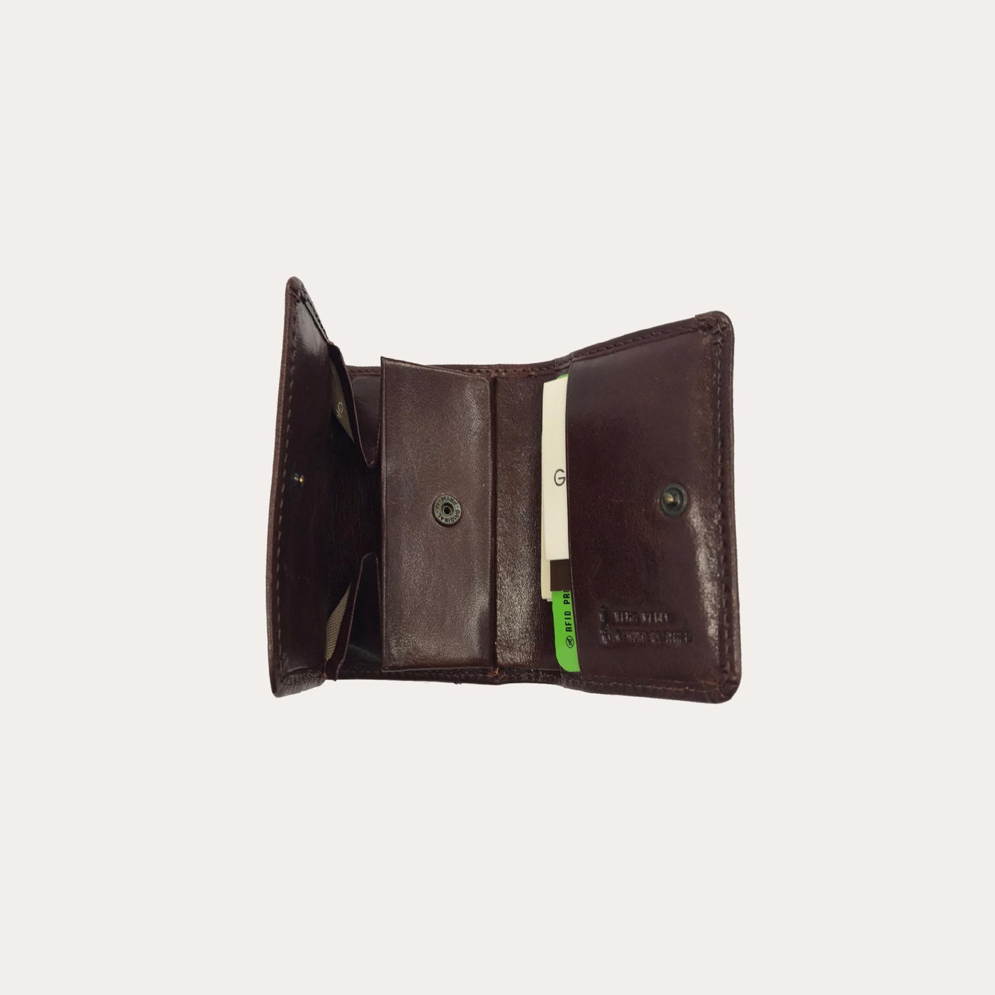 Gianni Conti Brown Leather Purse