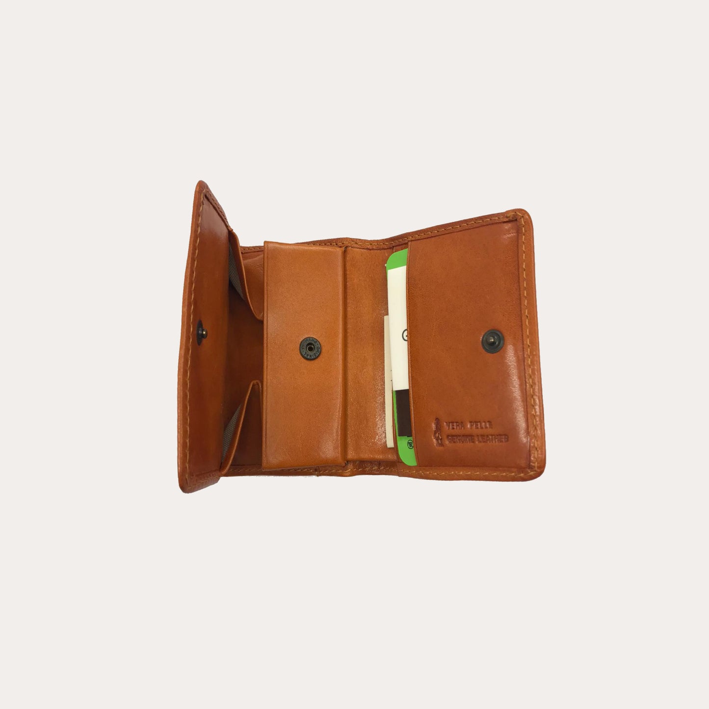 Gianni Conti Yellow Leather Purse