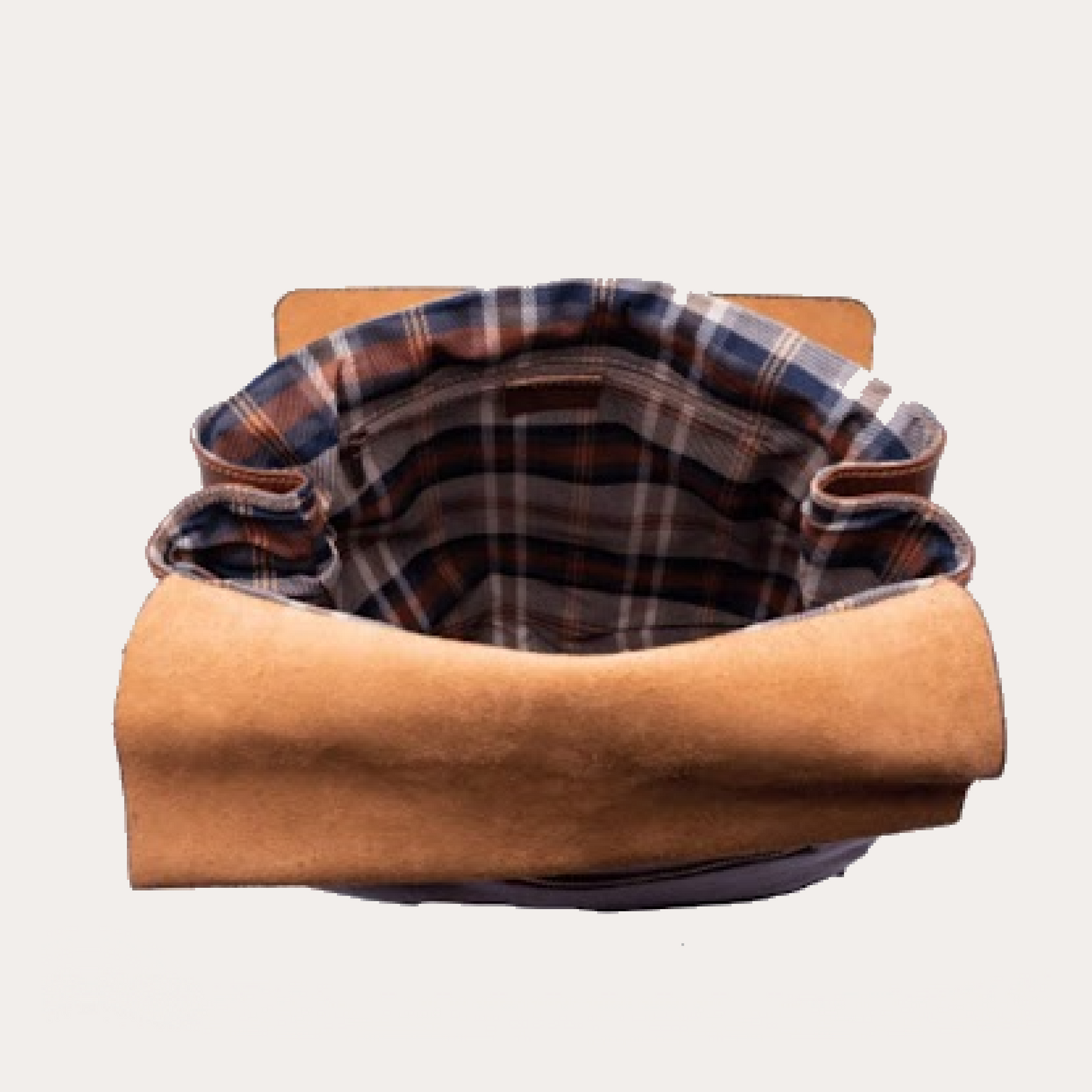 Brown Leather Backpack