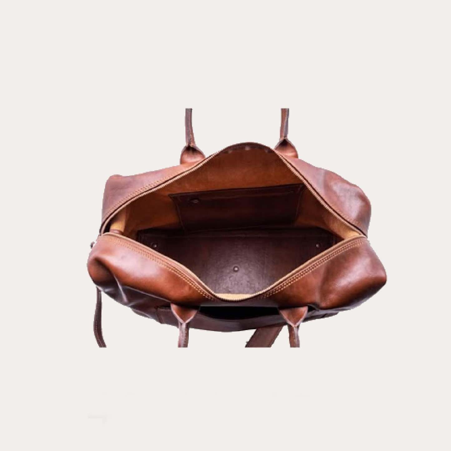 Brown Leather Travel Bag