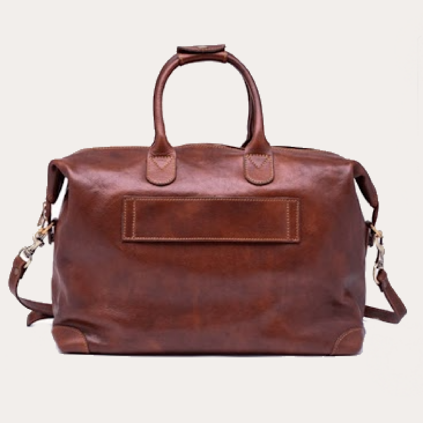 Brown Leather Travel Bag