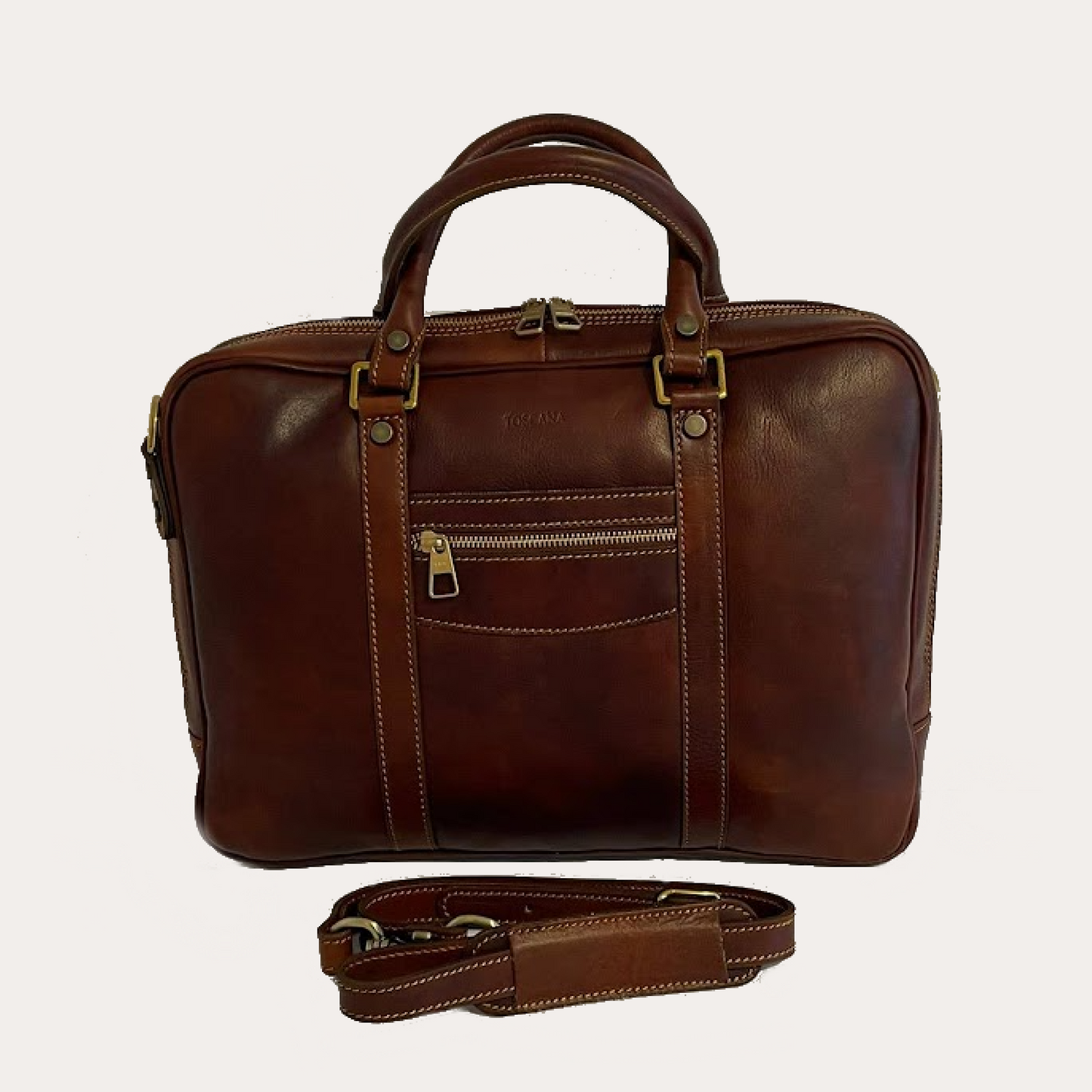 Brown Leather Laptop Case