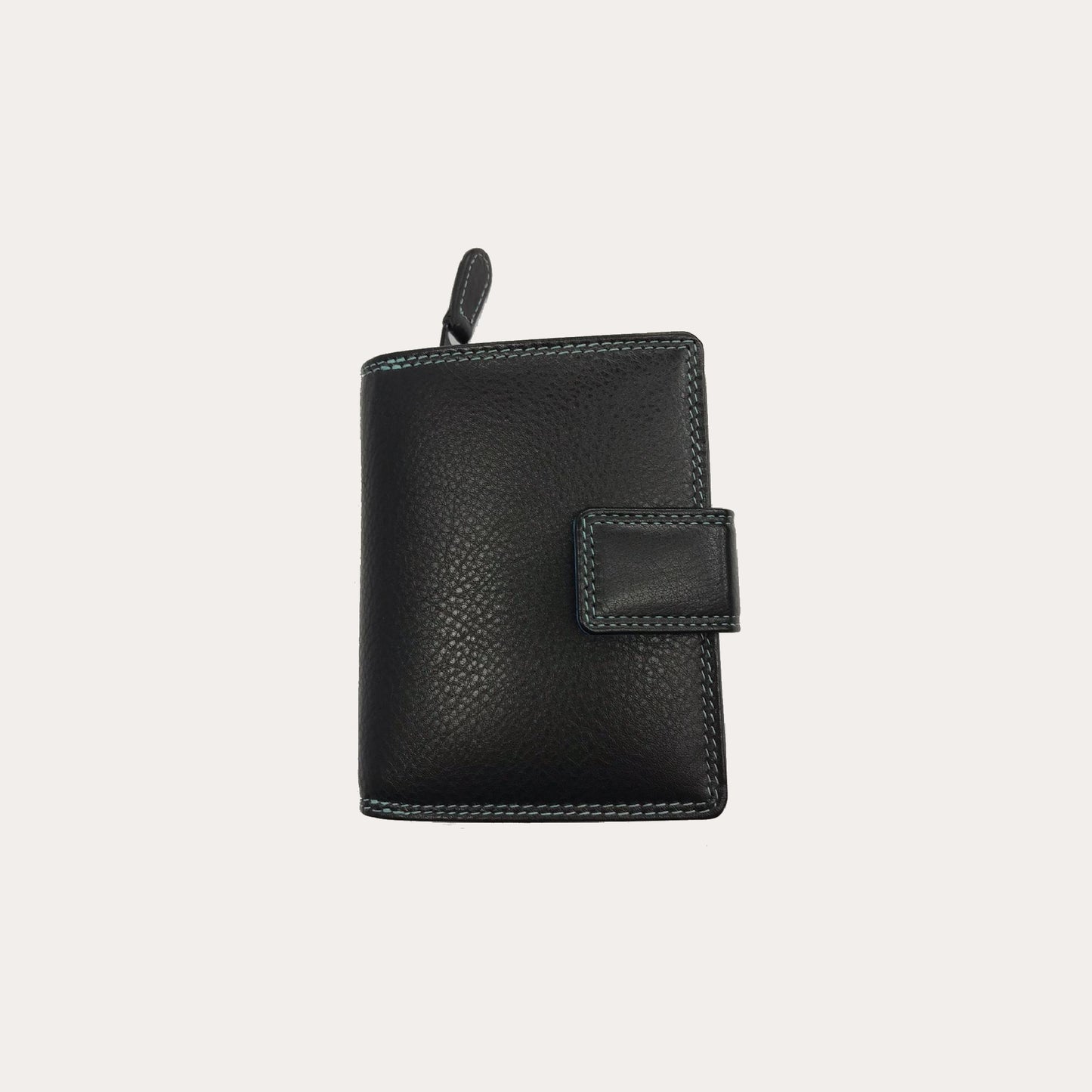 Black/Tropical Leather Purse