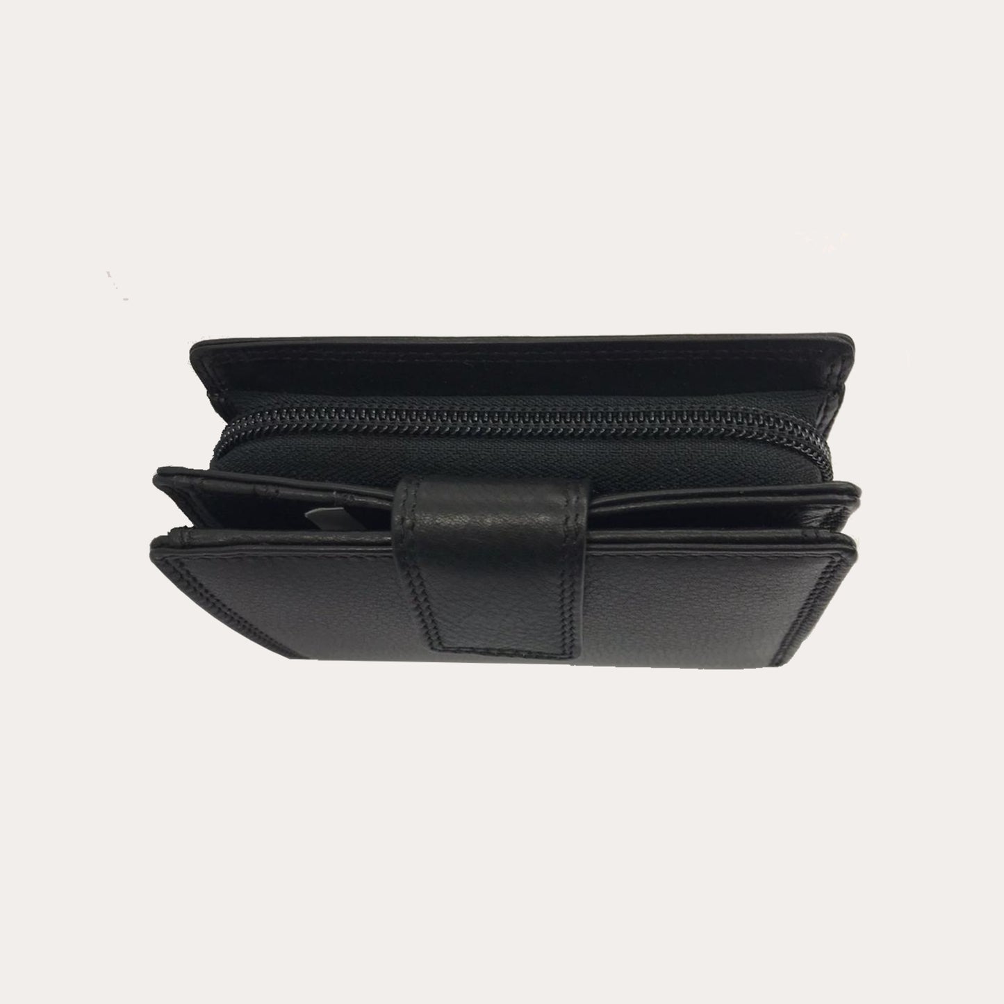Black Leather Purse