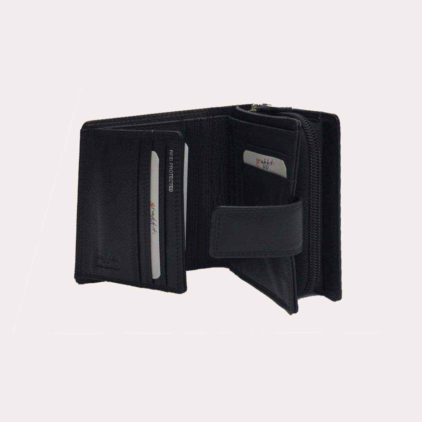 Black Leather Purse