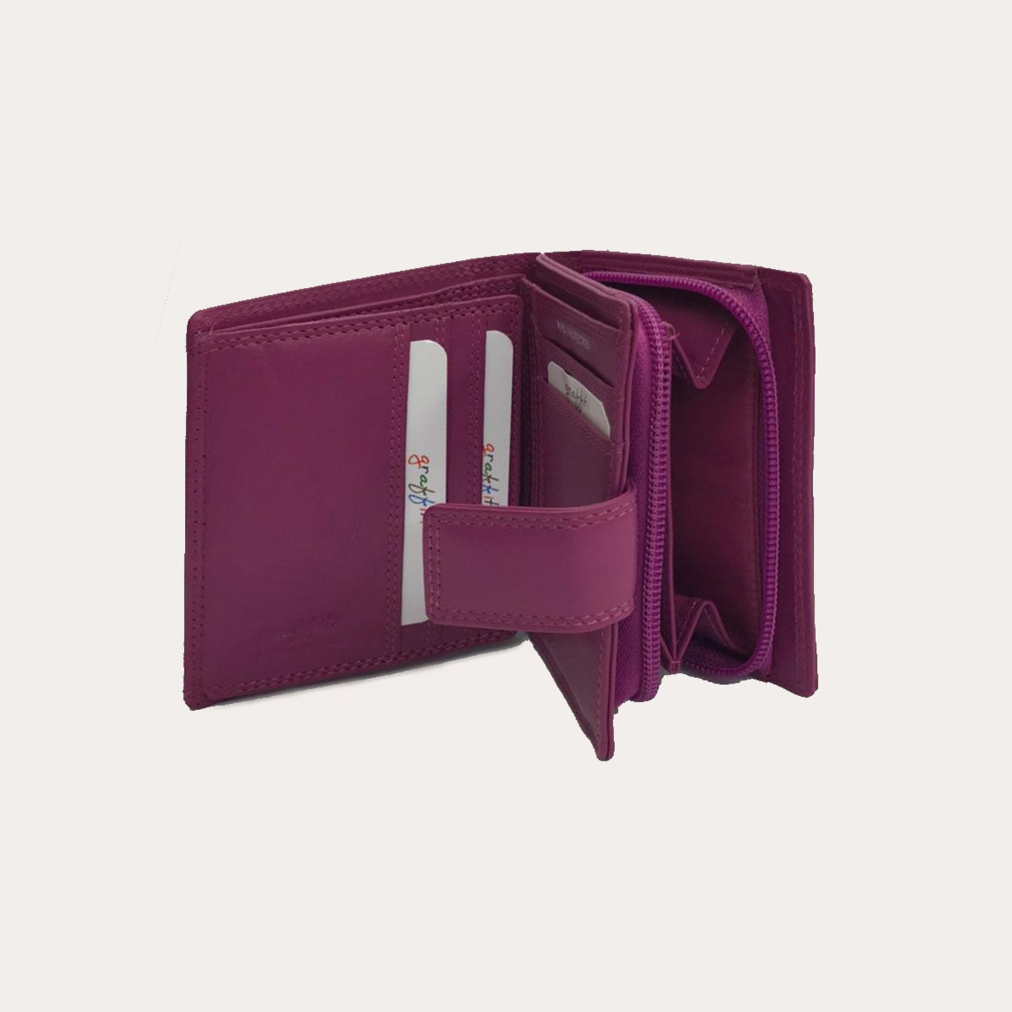 Orchid Leather Purse