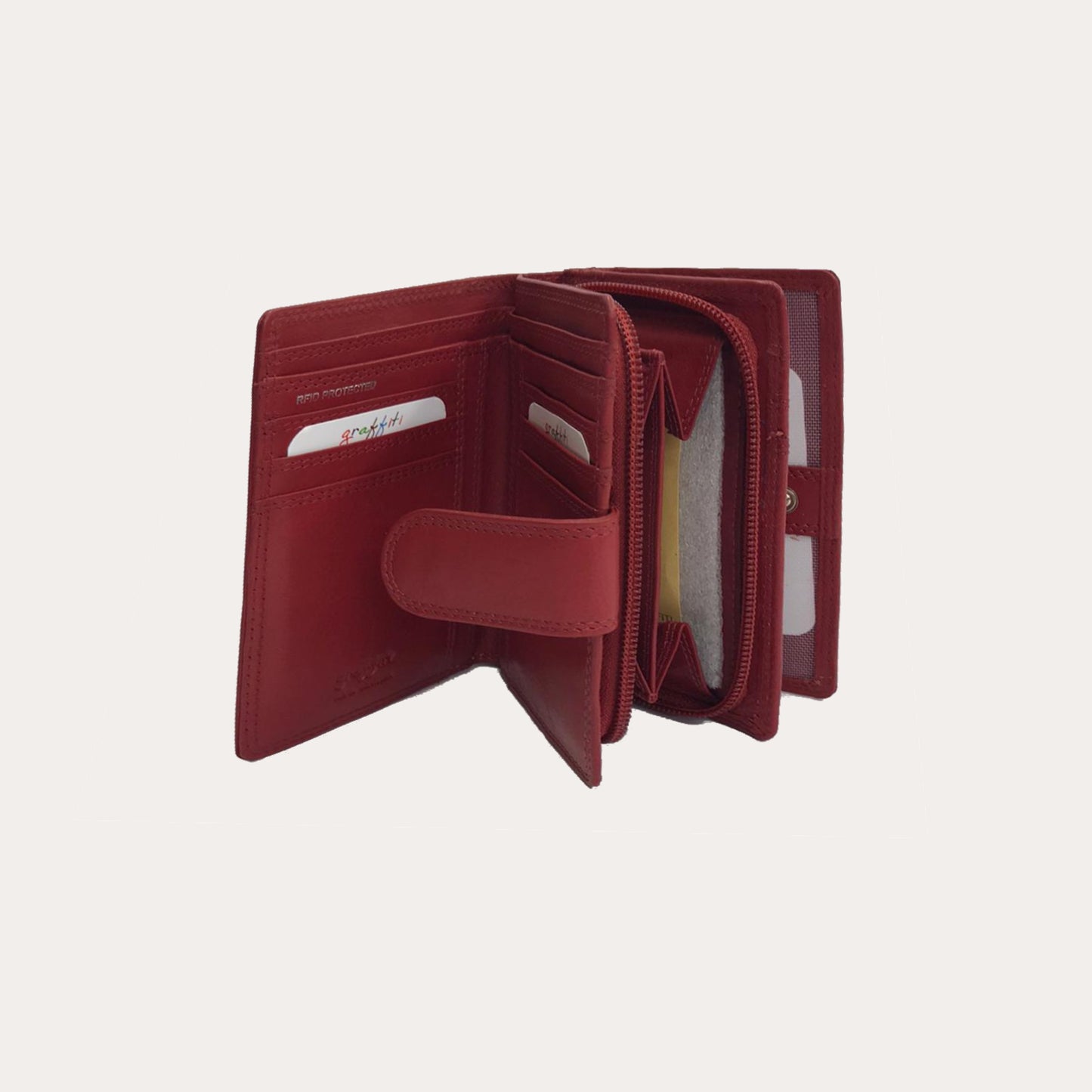 Red Leather Purse