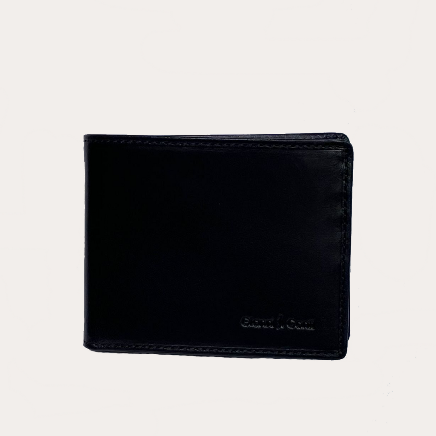 Gianni Conti Black Leather Wallet-12 credit card sections