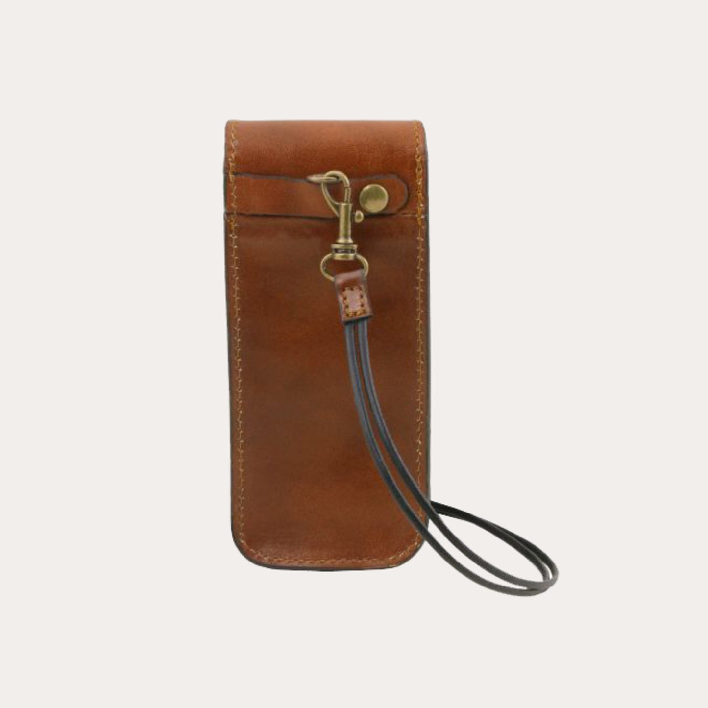 Tuscany Leather Brown Leather Glasses Case