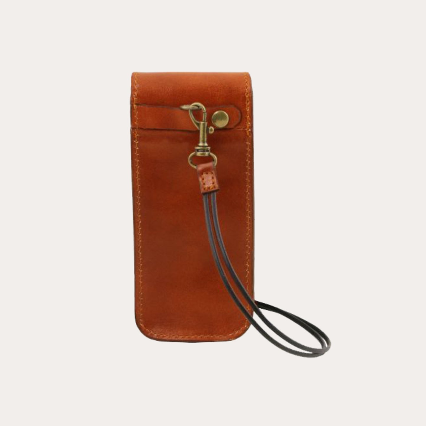 Tuscany Leather Honey Leather Glasses Case