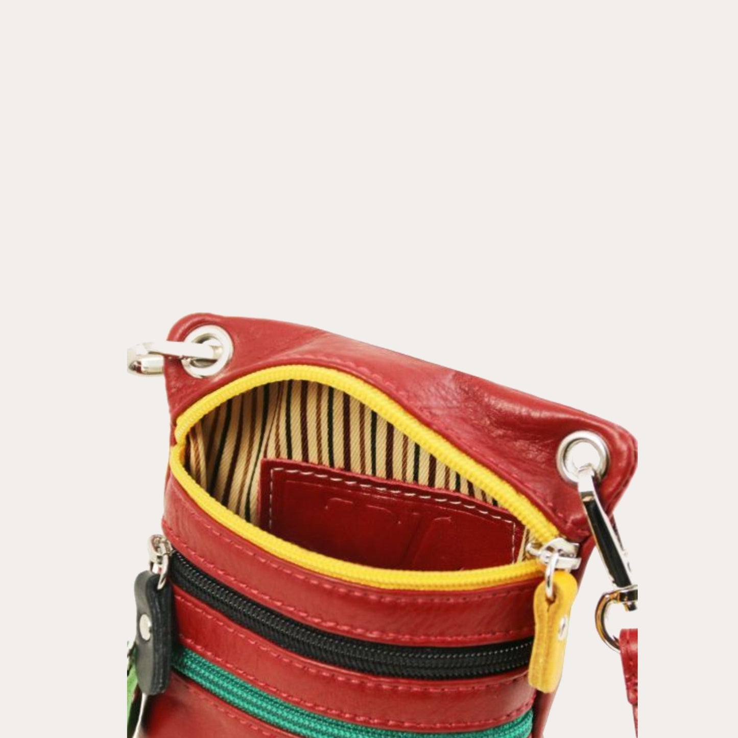 Tuscany Leather Black Leather Crossbody Bag