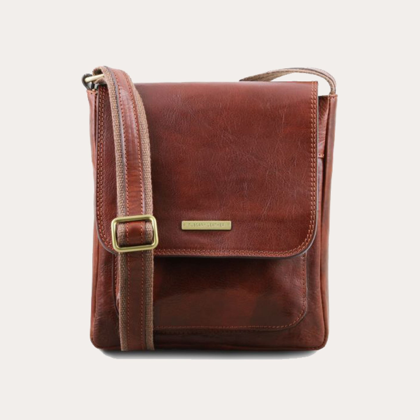 Tuscany Leather Brown Leather Crossbody Bag