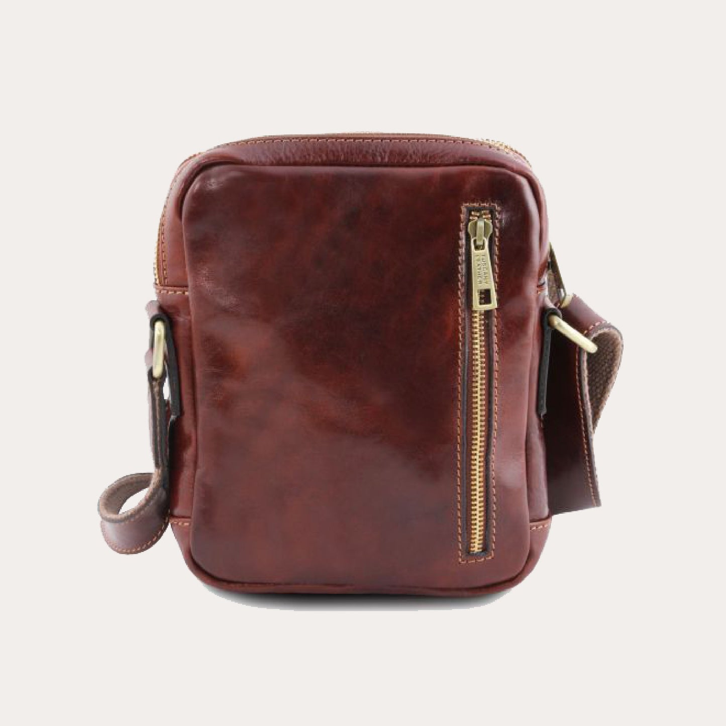 Tuscany Leather Black Leather Crossbody Bag