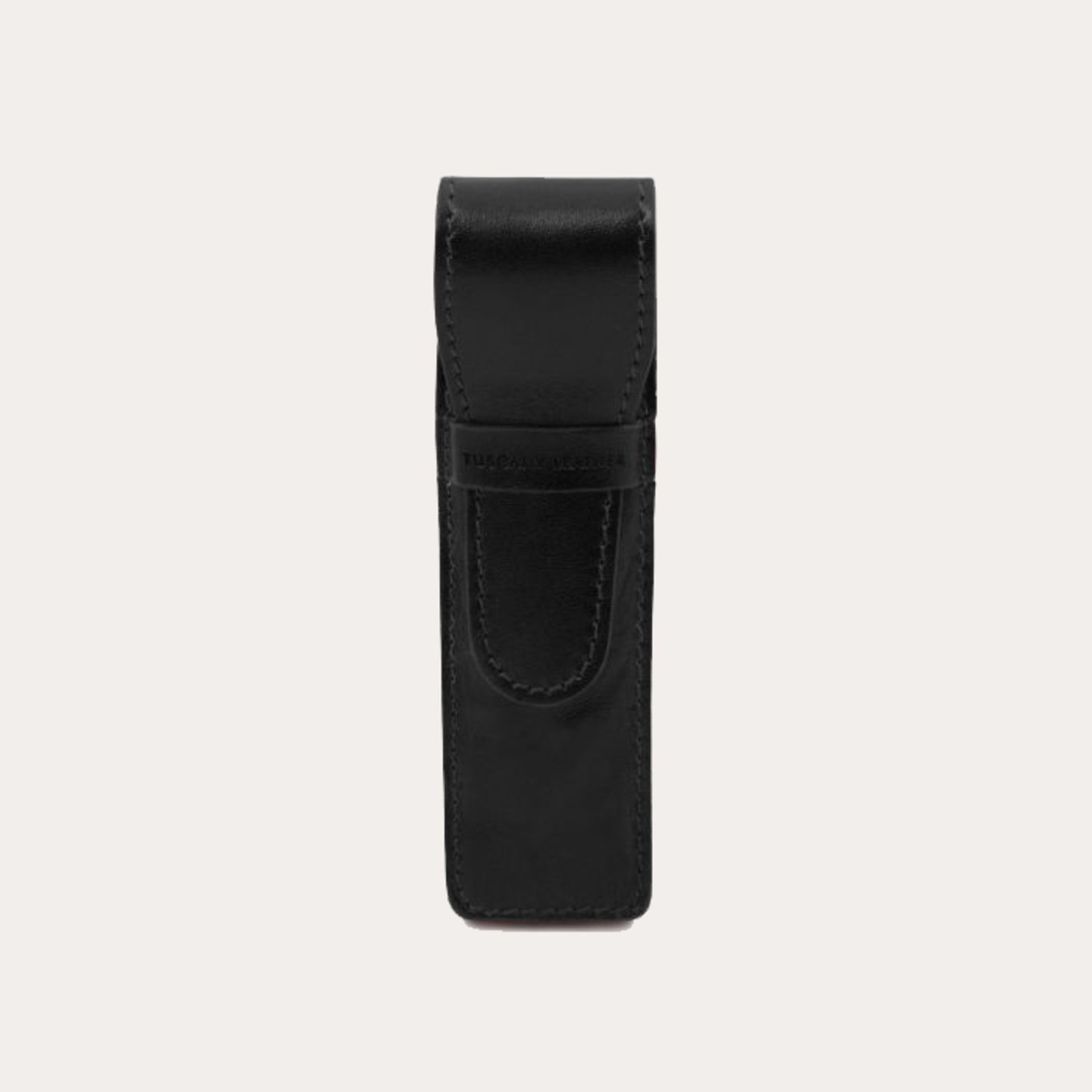 Tuscany Leather Black Leather Pen Holder