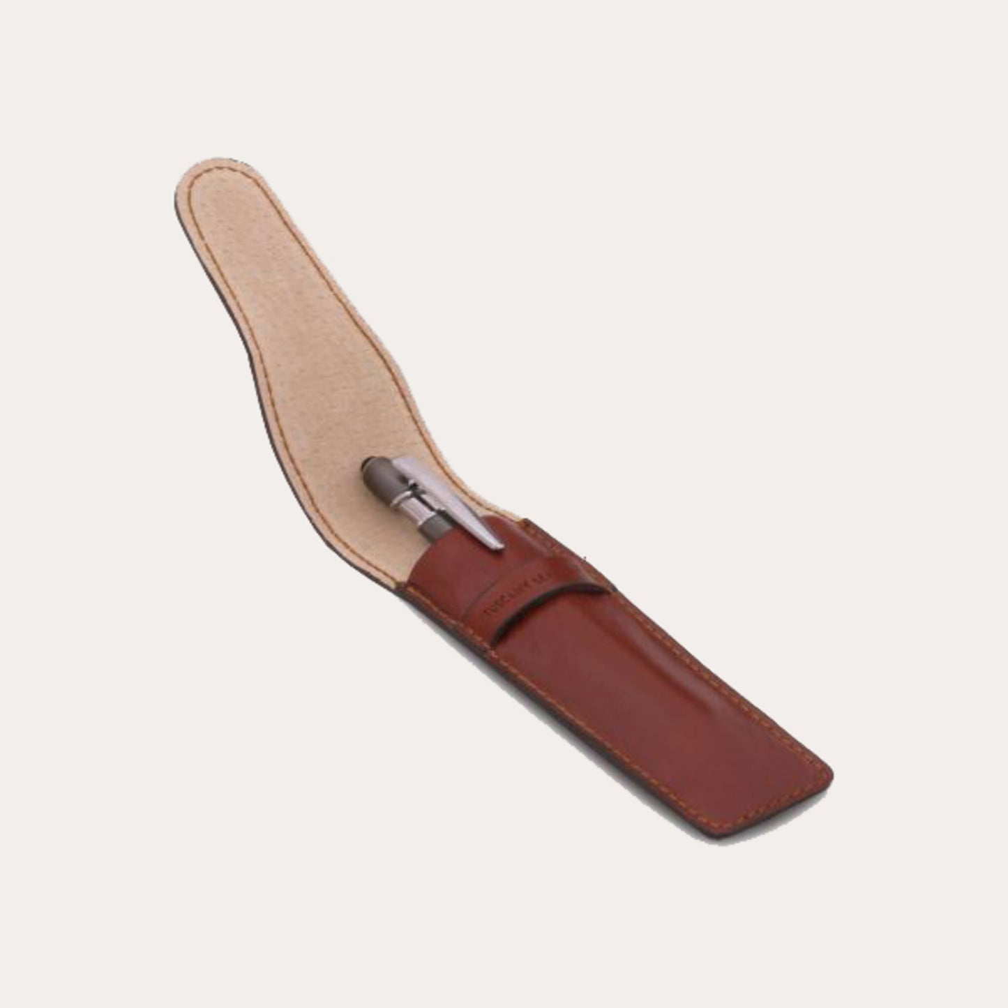 Tuscany Leather Black Leather Pen Holder