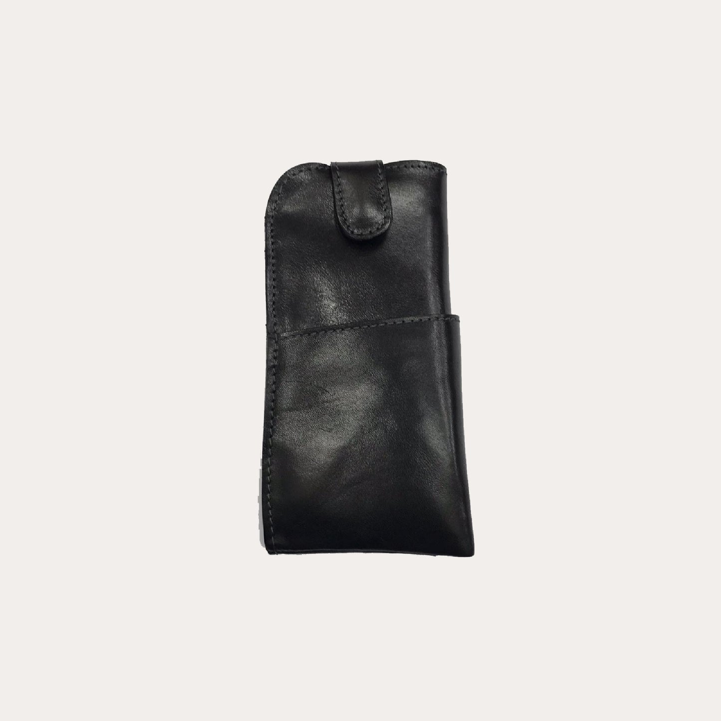 Chiarugi Black Leather Glasses Case