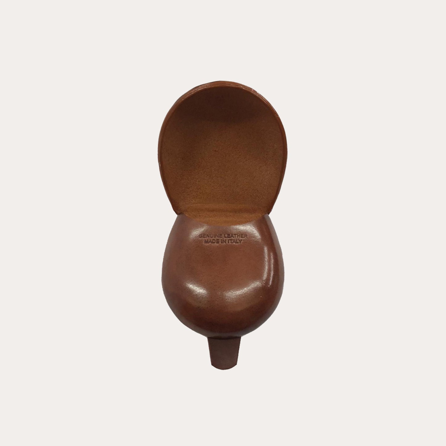Brown Leather Handmade Horse Shoe Shaped Coin Holder