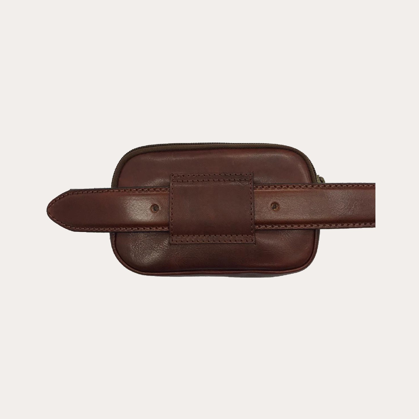 Brown Leather Belt Pouch