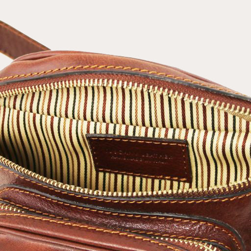 Tuscany Leather Black Leather Bum Bag