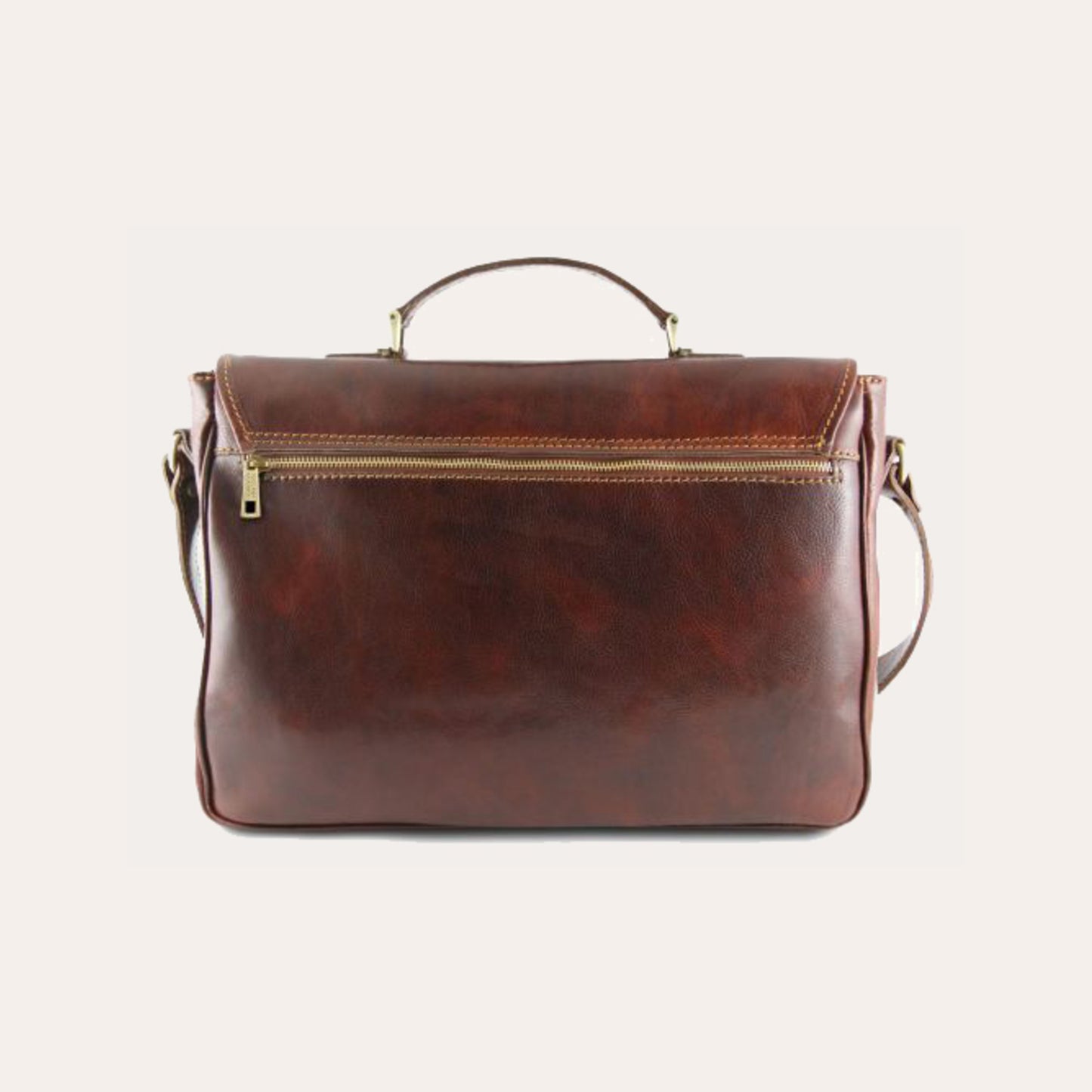 Tuscany Leather Brown Leather Laptop Case