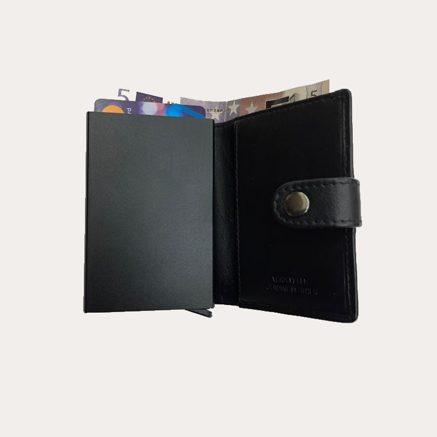 Gianni Conti Navy RFID Leather Wallet