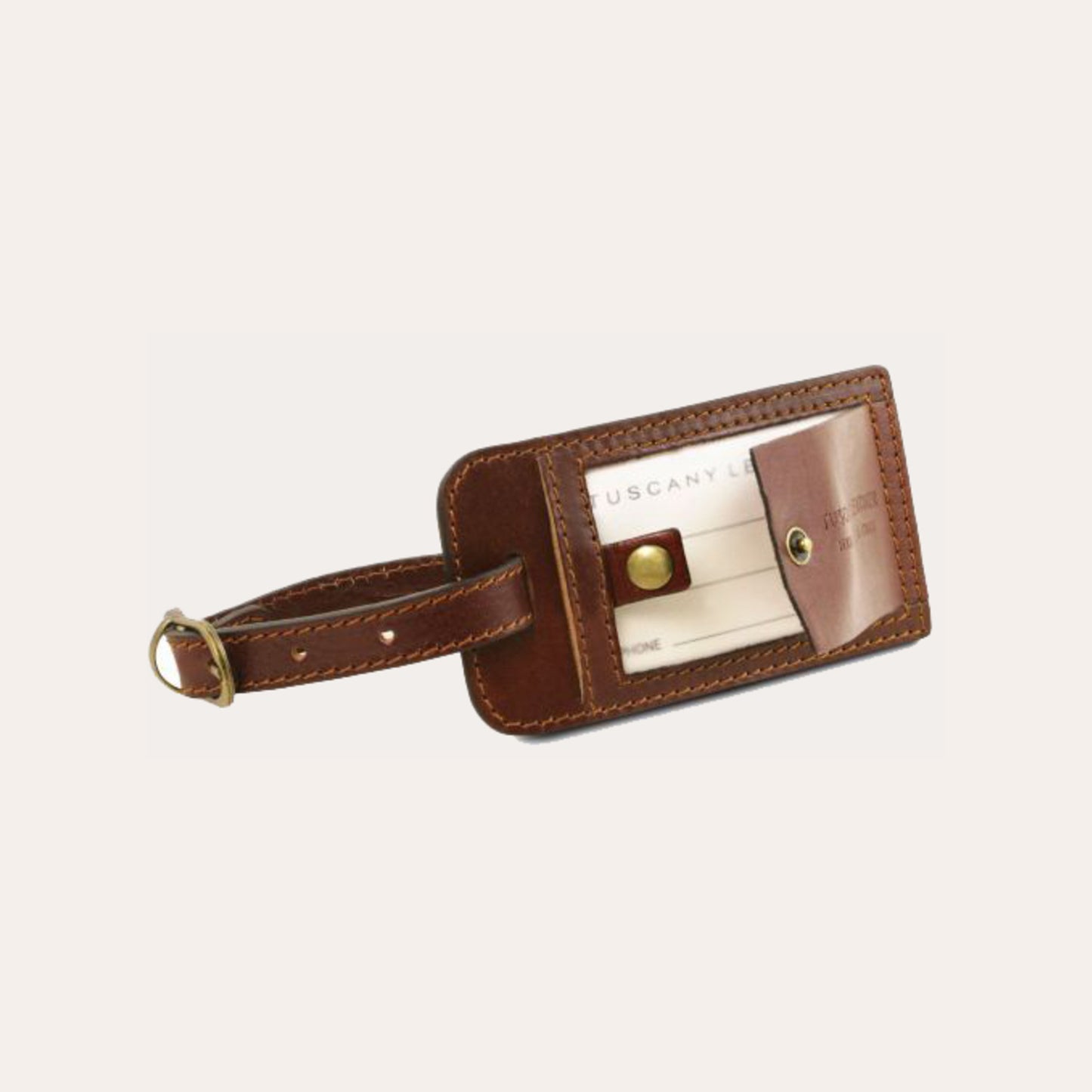 Tuscany Leather Brown Leather Travel Bag-Large Size