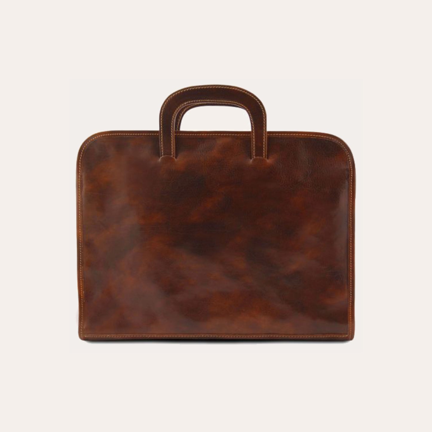 Tuscany Leather Brown Leather Document Briefcase