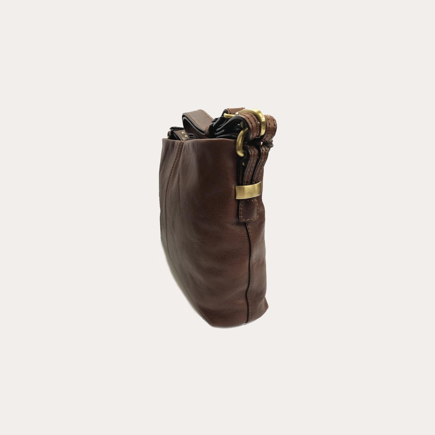 Gianni Conti Brown Leather Bag