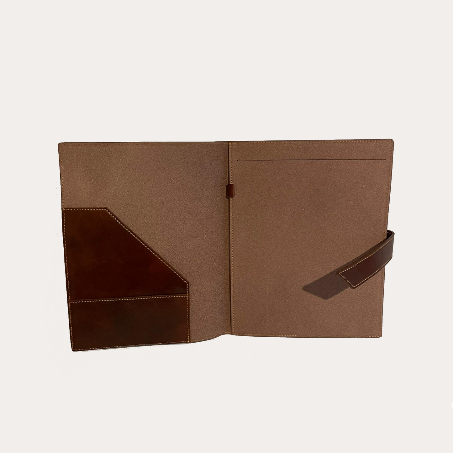 Brown Leather A4 Folio/Notebook Cover