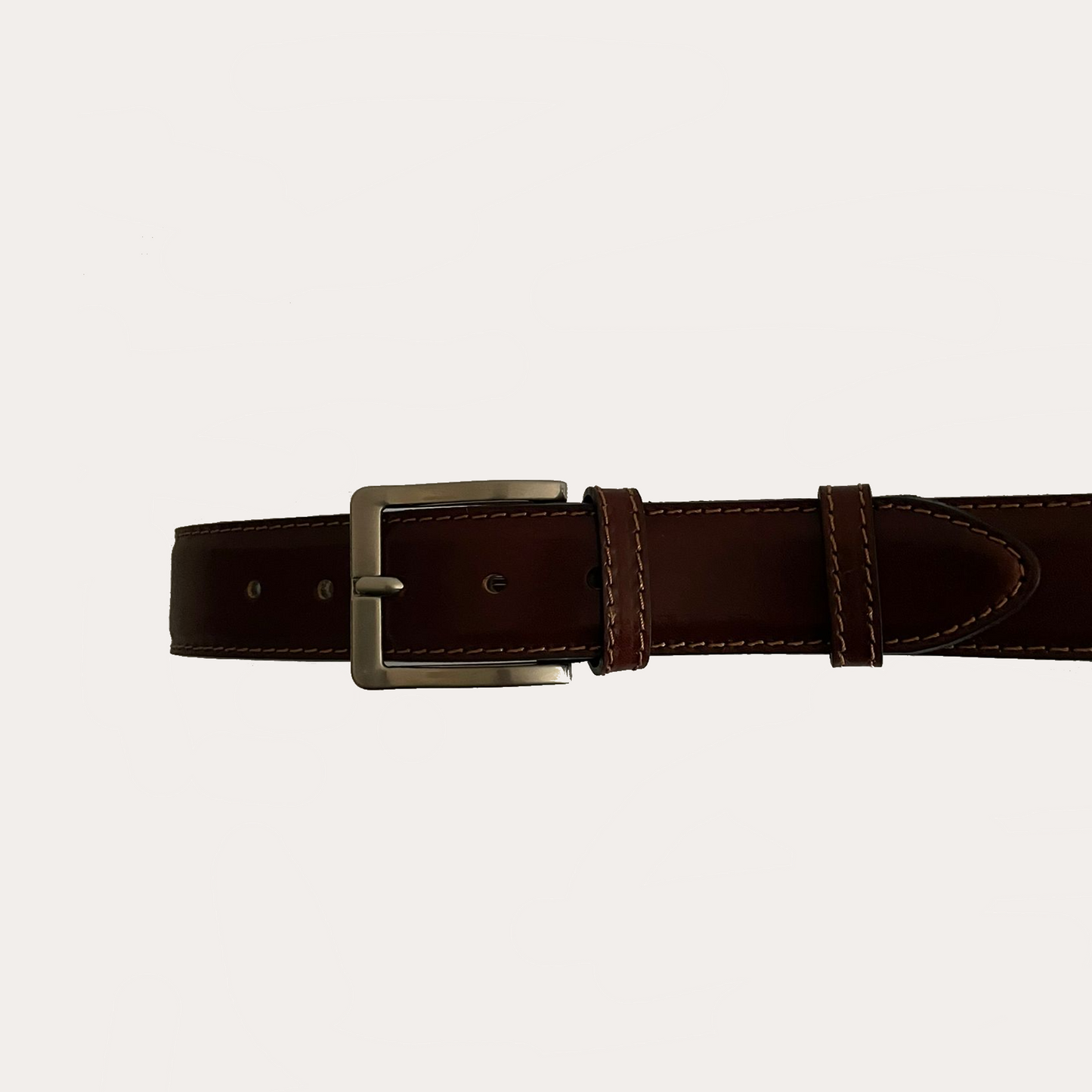 Maroon Leather Belt