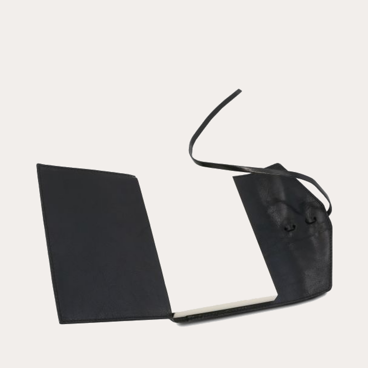 Tuscany Leather Black Leather Journal / Notebook